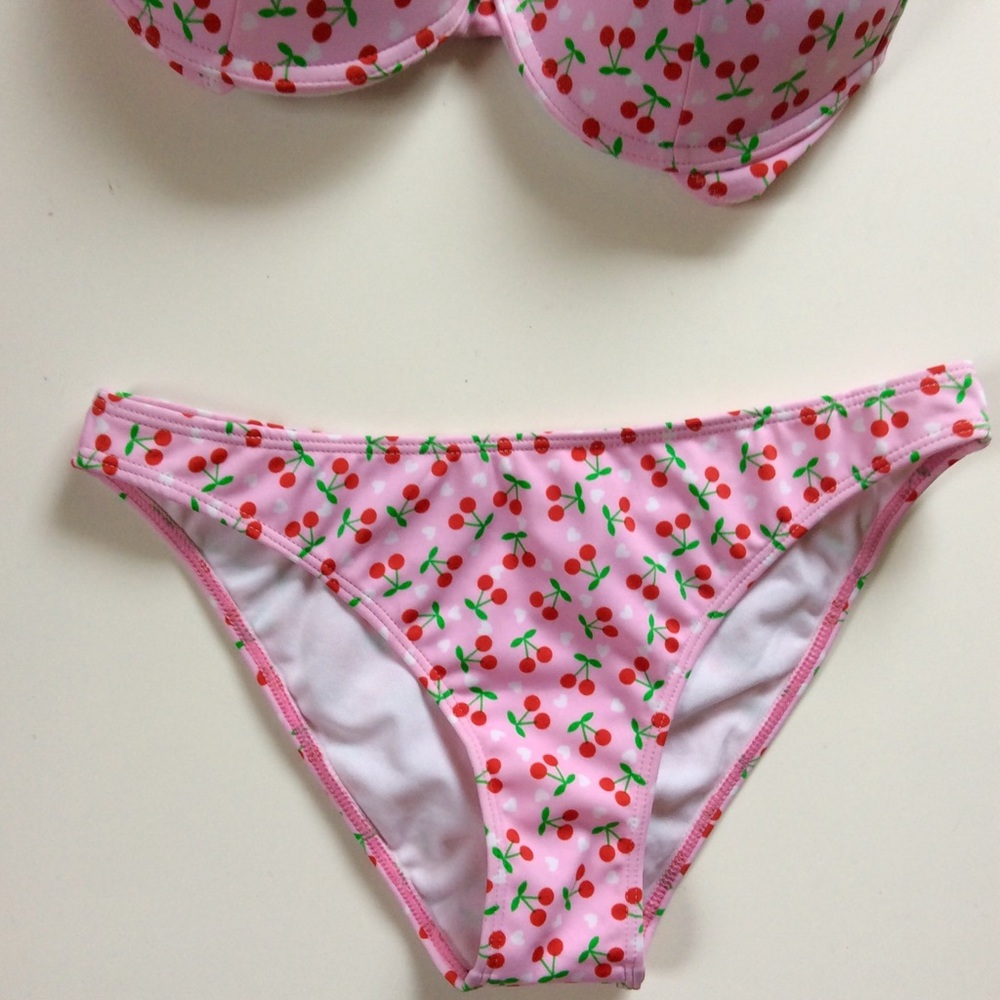Just in fun Cherry 2 piece swimwear bikini - Picture 2 of 5